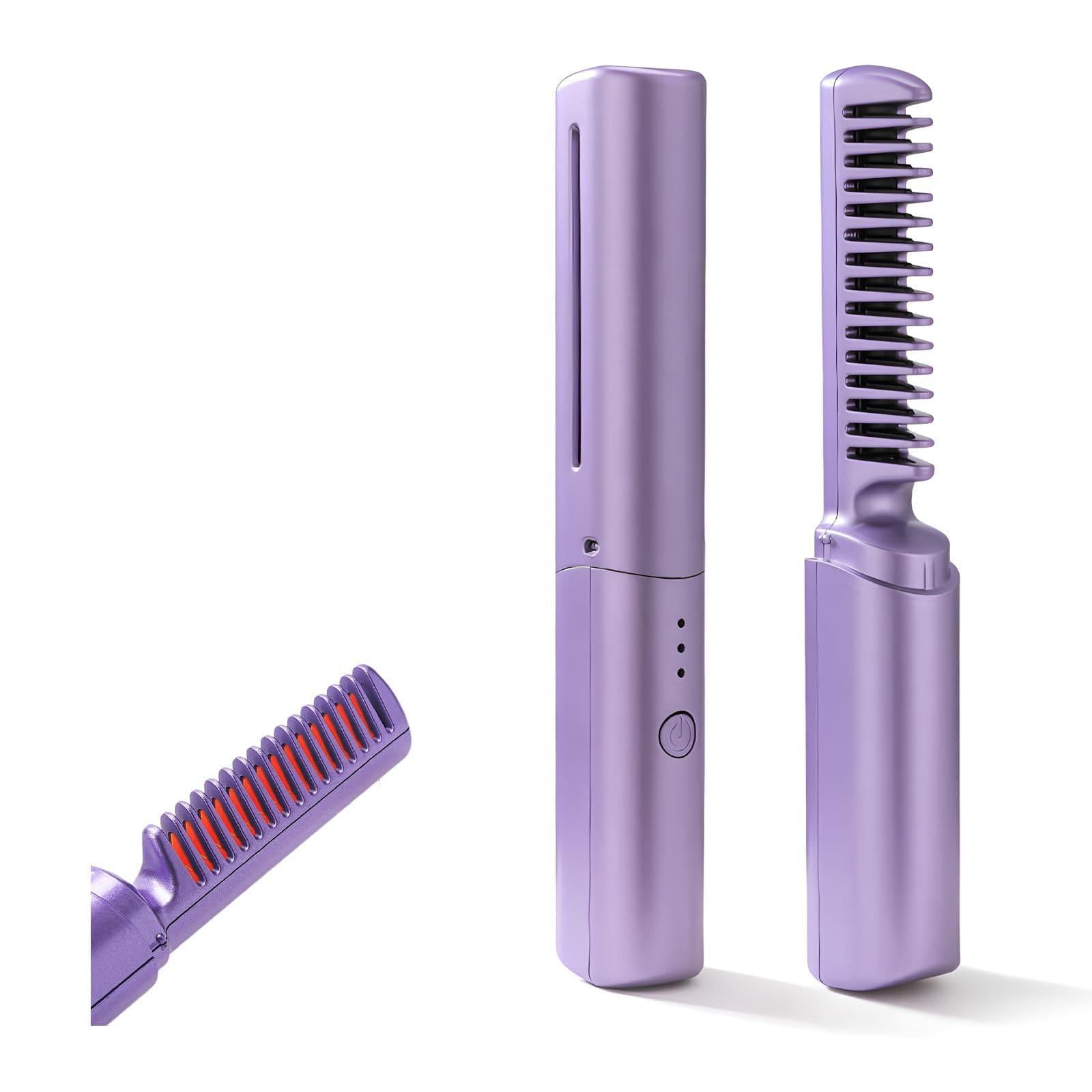 The Brandify Hair Comb Rechargeable Hair Straightener Brush